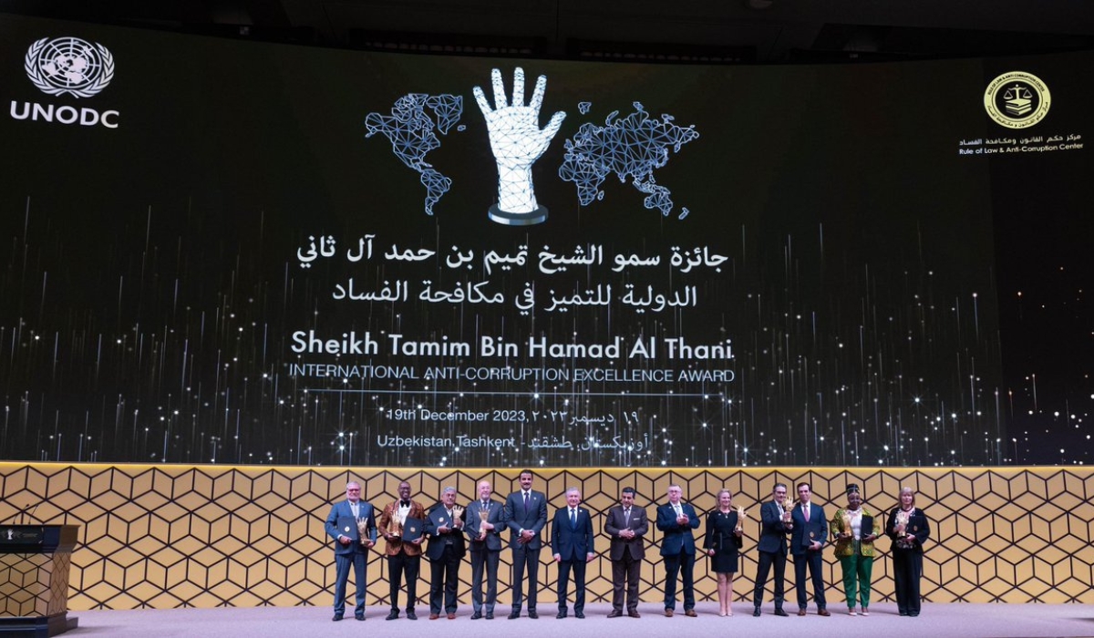The Amir's Anti-Corruption Excellence Award Crowns Qatar's Commitment To Promoting Transparency And 